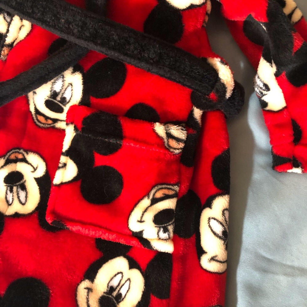 Disney Mickey Plush Bathrobe - Picture 10 of 10